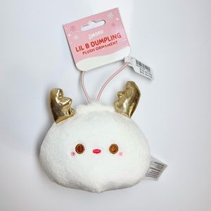 SMOKO Lil B Dumpling Plush Ornament White Wonton Holiday Kawaii